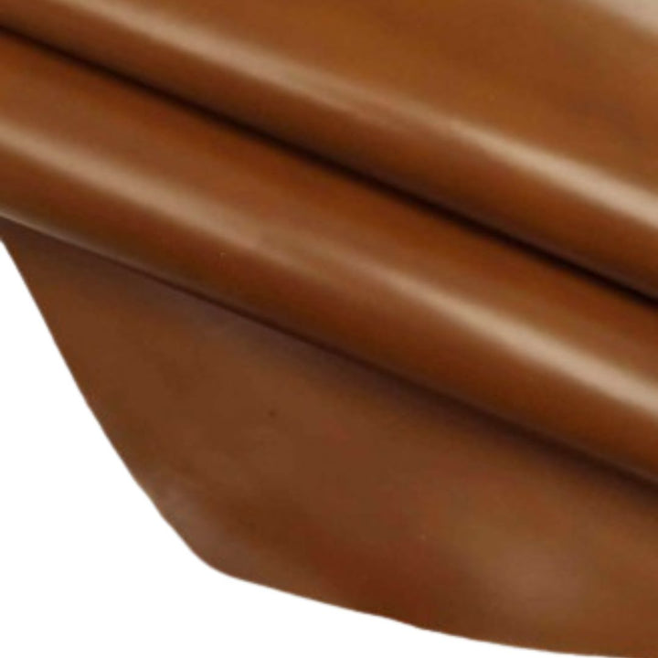 brown matte finished leather hides