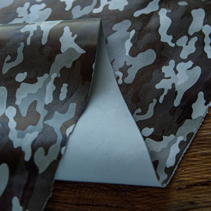 Camo Print leather