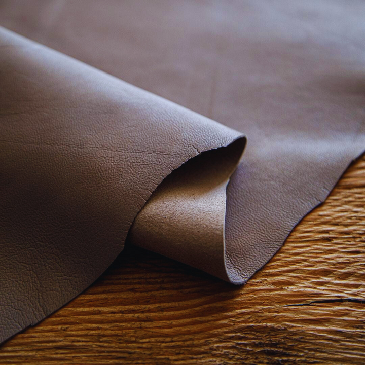 gray leather hide