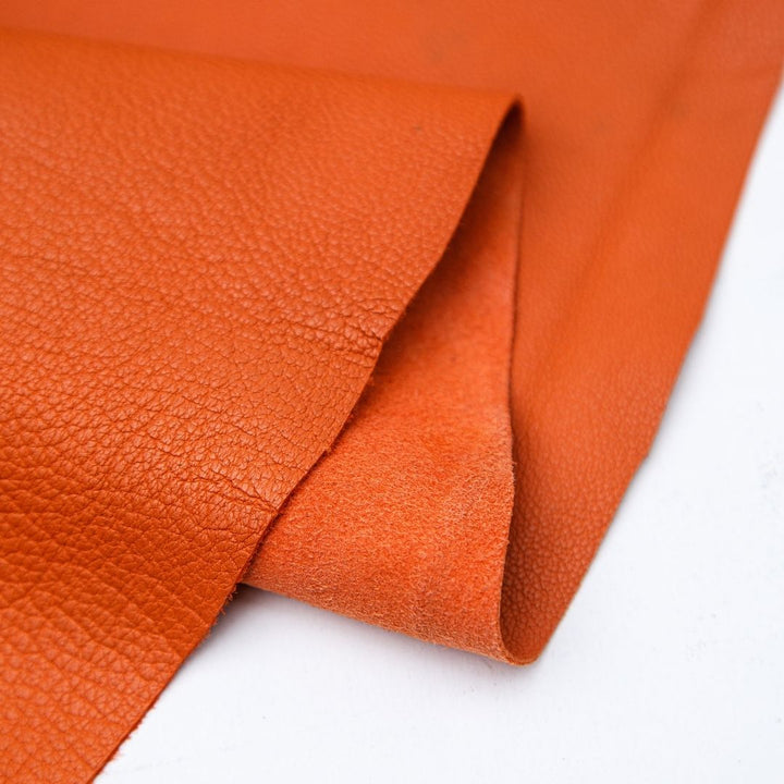 orange veg leather