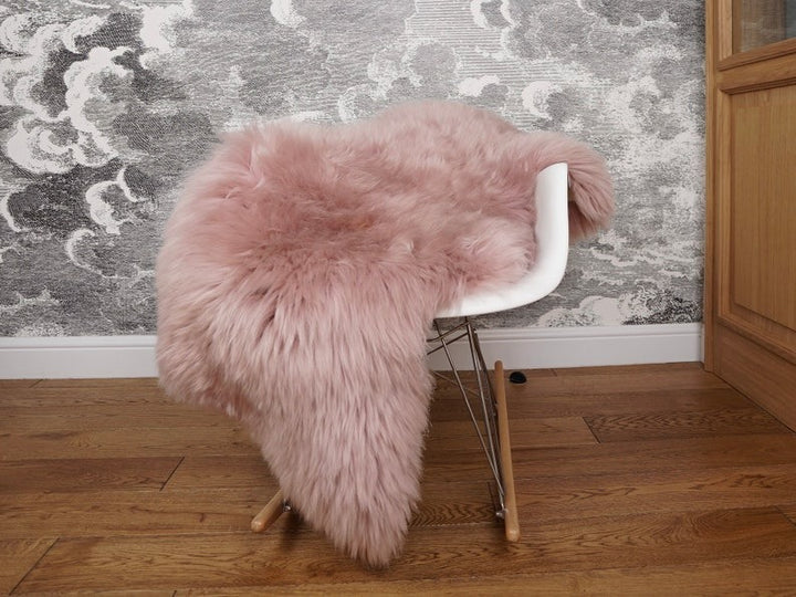 pink sheep pelt