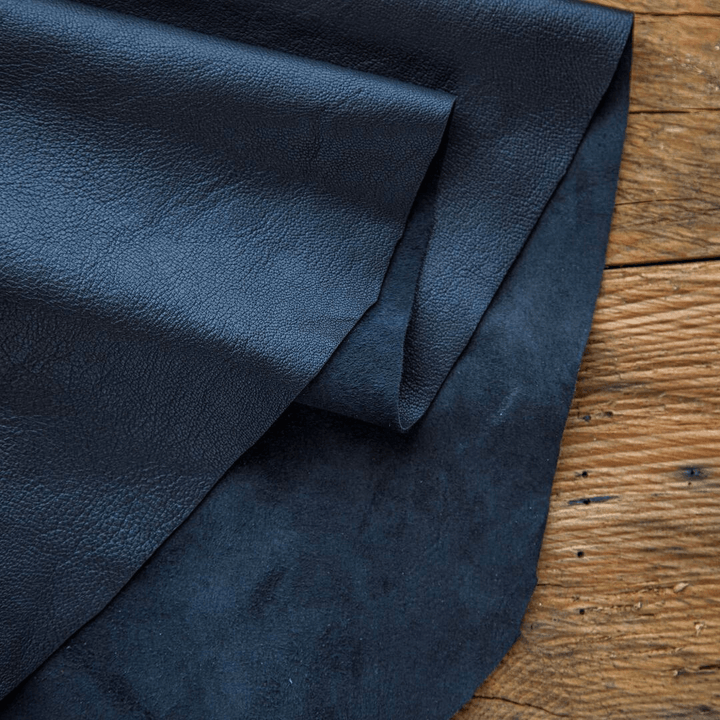 Oil tan semi-aniline sheepskin leather – soft, premium hide for jackets and garments